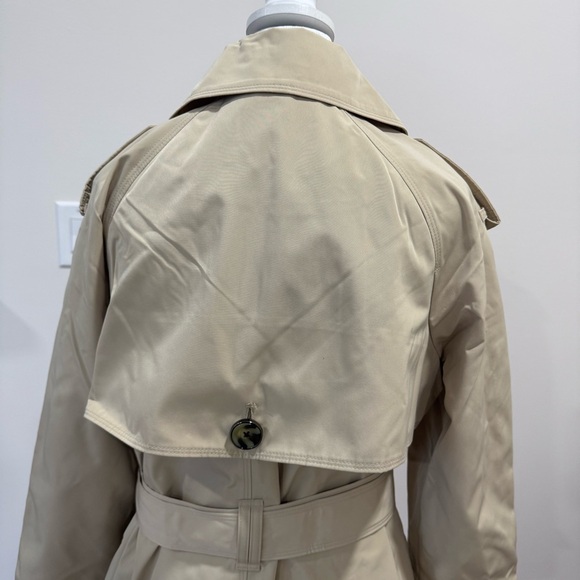 NWT. London Fog Women's Double-Breasted 3/4 Length Belted Trench Coat, - Picture 8 of 13